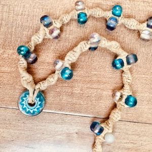 Hippy Hemp Macrame Choker